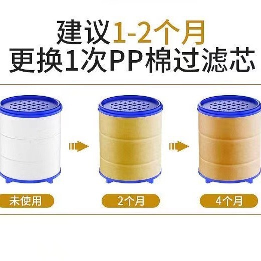 Faucet filter, universal, splash-proof shower head, kitchen faucet, household items, water purifier, household filter Specification drawing
