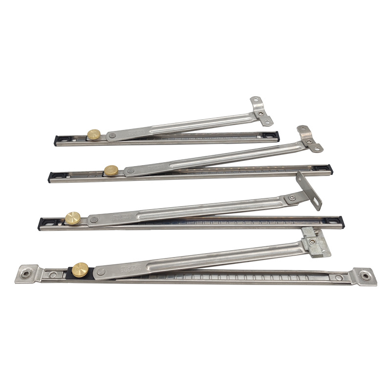 European-style wind bracing, 13.5 square groove stainless steel 304# two-bar wind bracing, casement window aluminum window limit wind bracing Item Picture