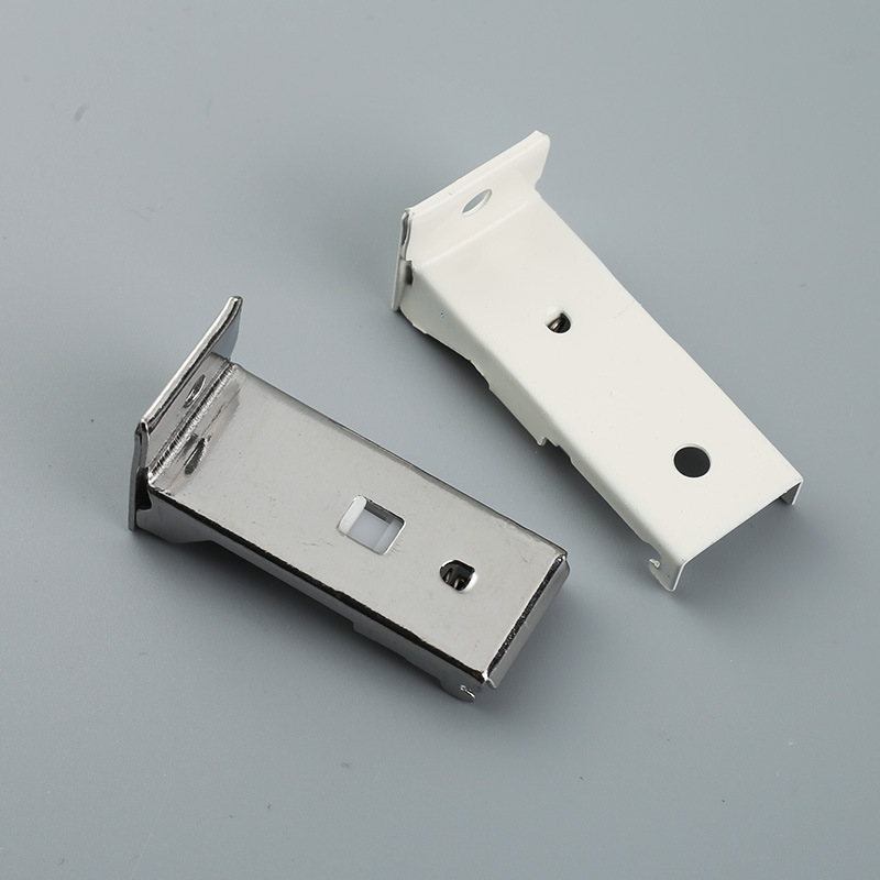 Thickened curtain track, top-mounted code, single-track curtain rod accessories, small curved rail, side-mounted code, inner top code, installation code Specification drawing