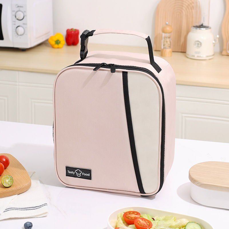 Runhui Dopamine vertical student lunch box, handbag, bento, insulated bag, Outdoor fresh-keeping ice pack, insulated bento bag full figure