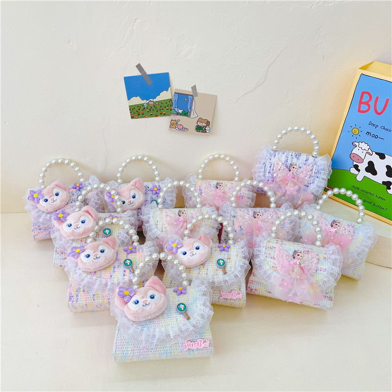 Autumn and winter single-shoulder bag 2024 new style fashionable princess hand-held cute small bag mini crossbody bag Children's bag details Picture