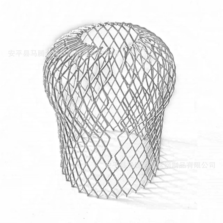 Aluminum gutter baffle mesh downspout anti-clogging 3-inch mesh floor drain telescopic round head filter 4-inch new style Item Picture