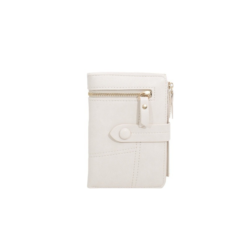 2023 New Style Women's wallet, short and fashionable mini handbag, pu leather, multi-slot zipper coin purse Item Picture