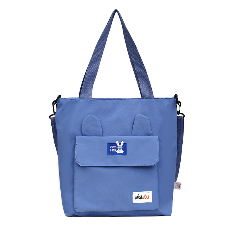 Large-capacity single-shoulder crossbody bag, 2024 new style simple and versatile commuter tote bag, student tutorial bag, handbag for women Item Picture