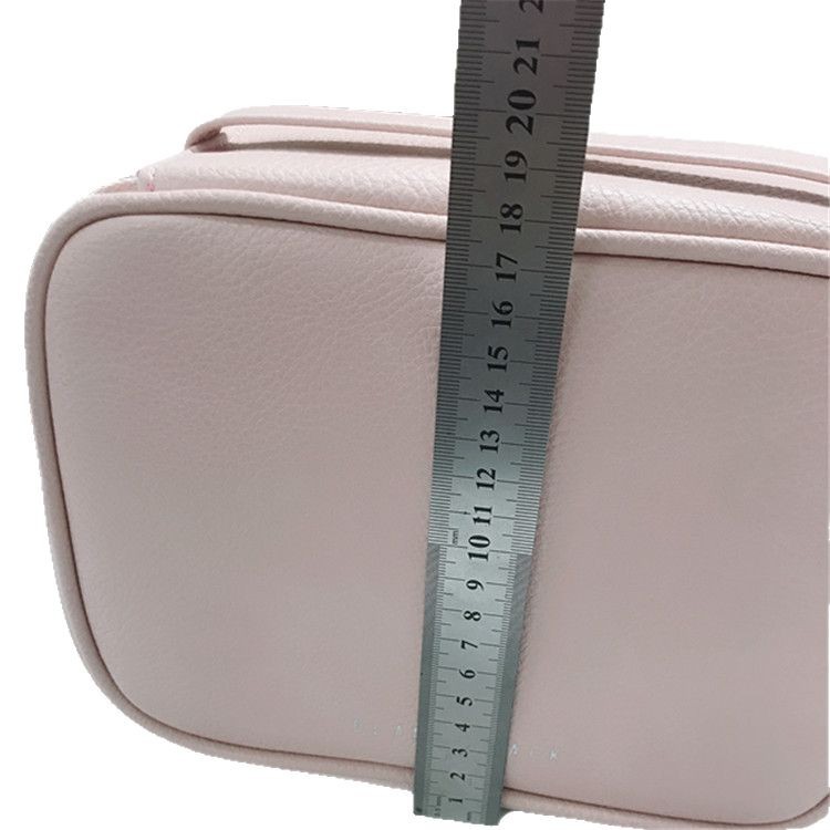Customized PU leather waterproof makeup bag, multi-functional travel toiletries storage bag, portable toiletries bag Item Picture