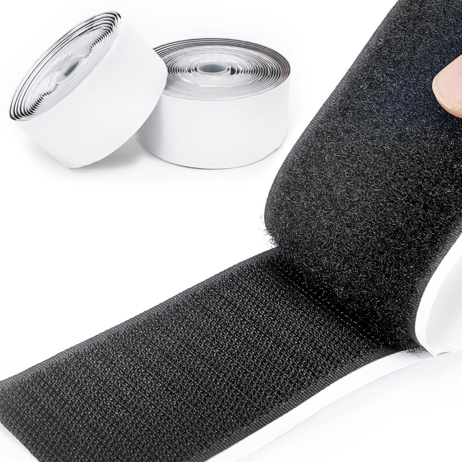 Double-sided Velcro tape with adhesive backing, strong curtain adhesive strip, door curtain mother-and-child adhesive strip, self-adhesive tape adhesive strip full figure