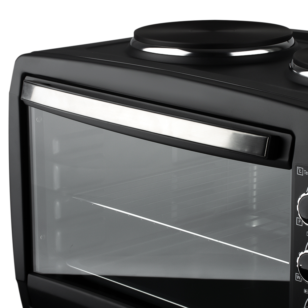 RAF European standard cross-border two-in-one multi-functional electric oven, household kitchen appliance, baking cake, stir-frying, 55L Specification image