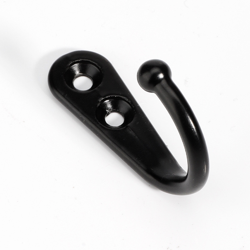 Creative antique-style metal hook, single hook, cabinet and wardrobe hardware accessories, zinc alloy outer cover, key door back hook Item Picture