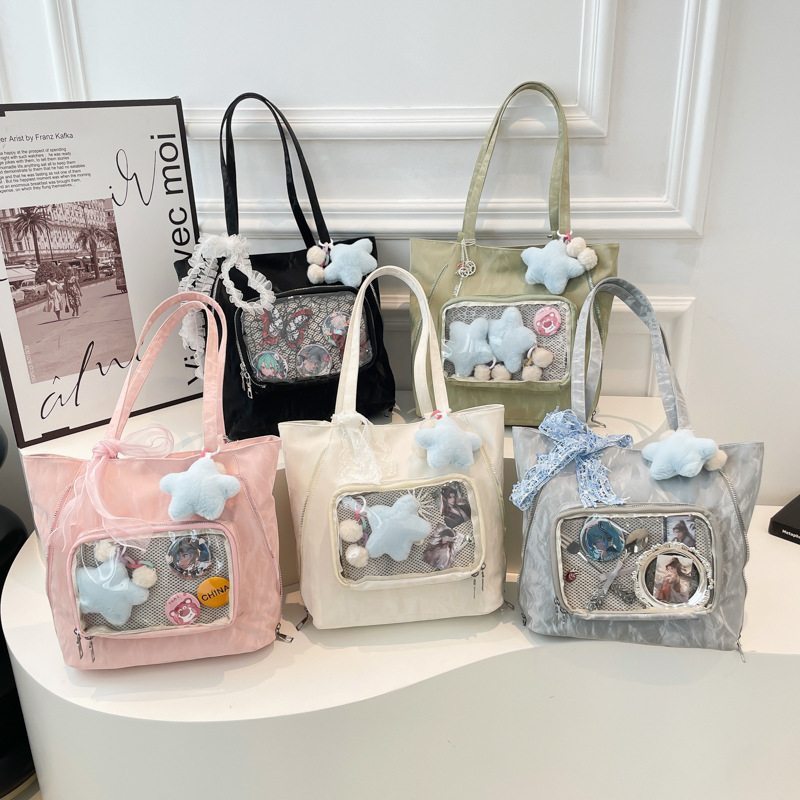 Tote Bag Women's large-capacity 2025 new model casual backpack Pain bag single-shoulder commuting fashion lightweight crossbody bag Application Scenario