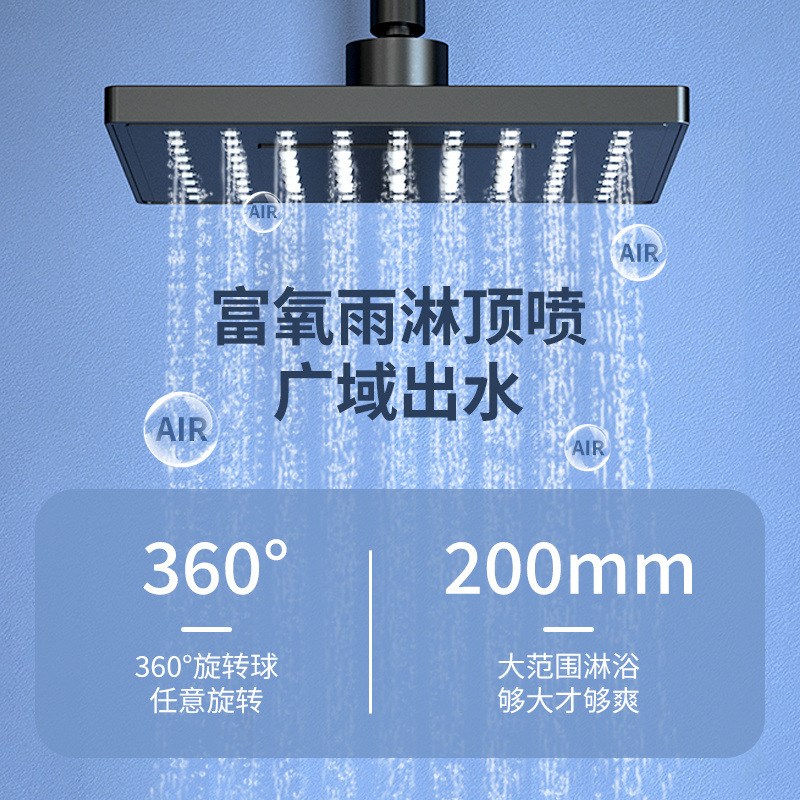 Shower head copper set, household pressurized bathroom nozzle, bath, kitchen, Amazon AliExpress factory direct sales details Picture