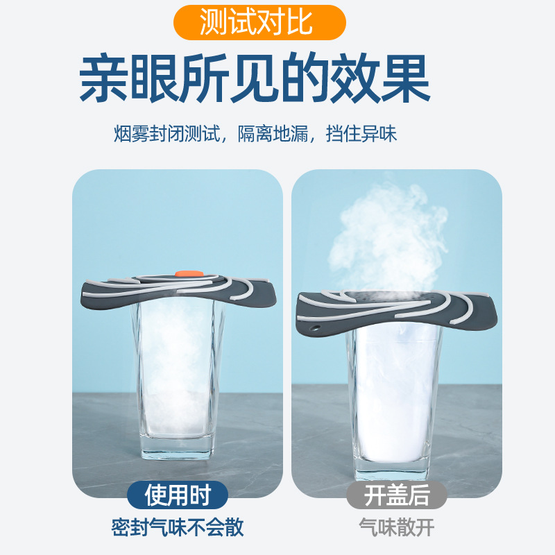 Anti-odor floor drain, anti-odor pad, silicone, kitchen, bathroom, toilet, bathroom, balcony filter, anti-odor floor drain cover Application Scenario