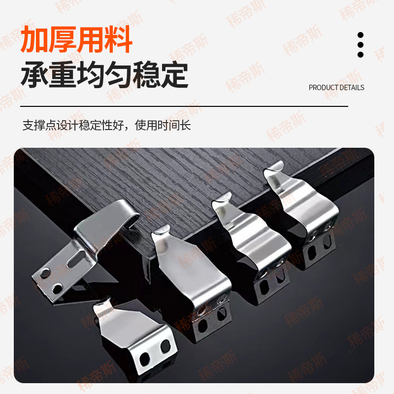 Manufacturer's lock hook sliding door and window lock, 2000 hook, stainless steel long hook, single-wave hook, crescent lock Application Scenario
