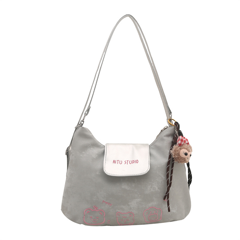 The 2025 new style of the Textured Women's bag is a fashionable and versatile commuting backpack with a trendy, textured and niche design. It features a single-shoulder tote bag Item Picture