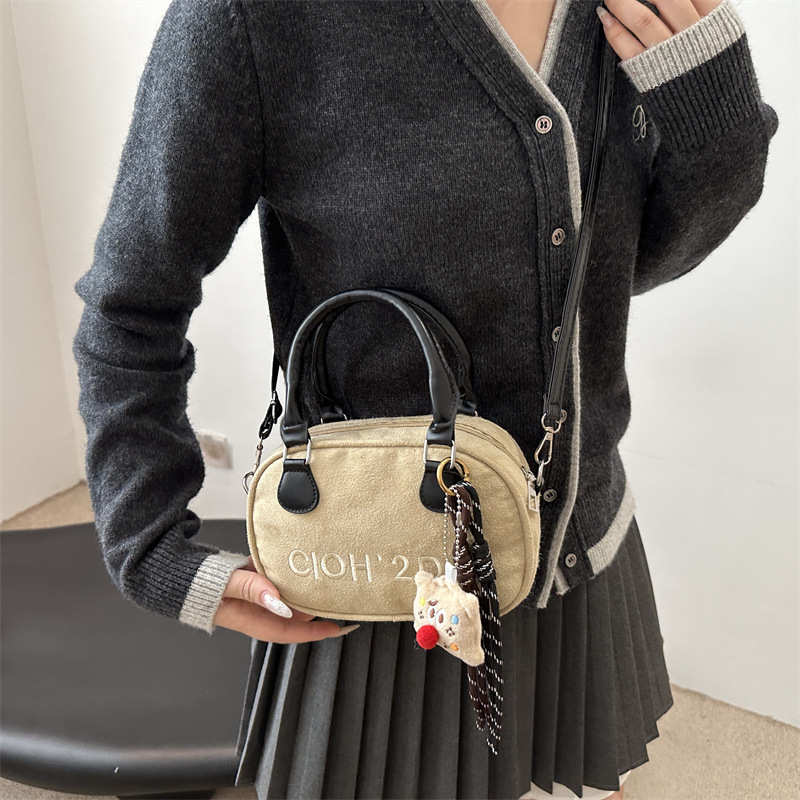 Large-capacity women's 2025 new style fashionable soft leather single-shoulder bag, casual and versatile crossbody bag, shopping and commuting women's bag Specification drawing