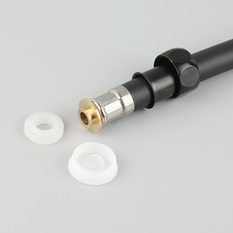 Black shower pipe, PVC shower hose, household bathroom rain shower head, extended and thickened explosion-proof water pipe, 1.5 meters Specification drawing