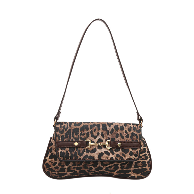 A new 2025 trendy and versatile women's leopard print bag with a spicy girl style and a small handbag for cross-border use Item Picture