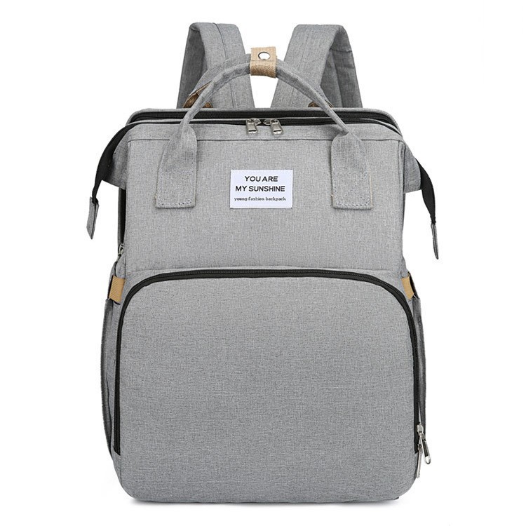Cross-border exclusive folding mommy bags, travel bags, hand-held crib bags, large-capacity multi-purpose mother and baby backpacks Item Picture