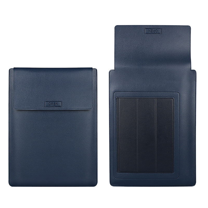 Multi-functional notebook computer inner case with stand and leather case, notebook stand, MacBook13.456 inch pro Item Picture