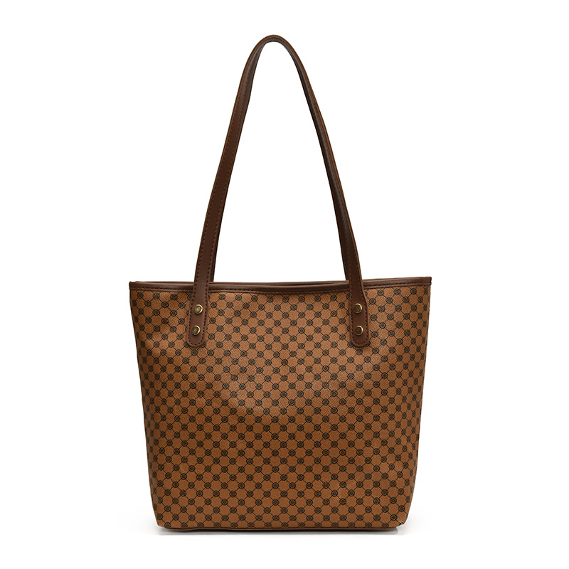 A simple and fashionable large-capacity bag for women, a new 2025 trendy tote bag for commuting, a relaxed and artistic hand-held shoulder bag Item Picture