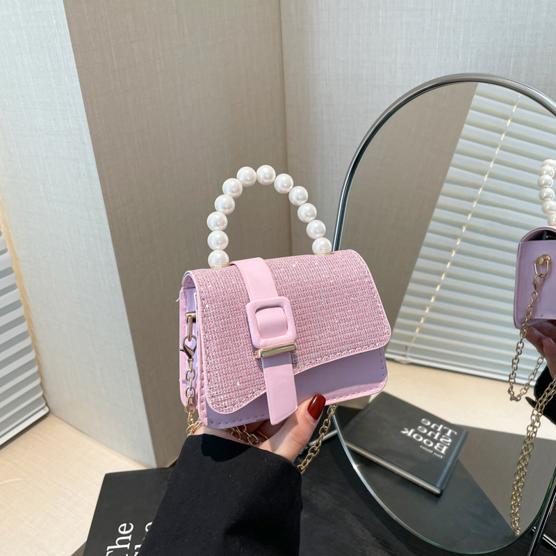 Trendy new Spring Casual 2025 Korean style simple and fashionable single-shoulder crossbody handbag for ladies full figure