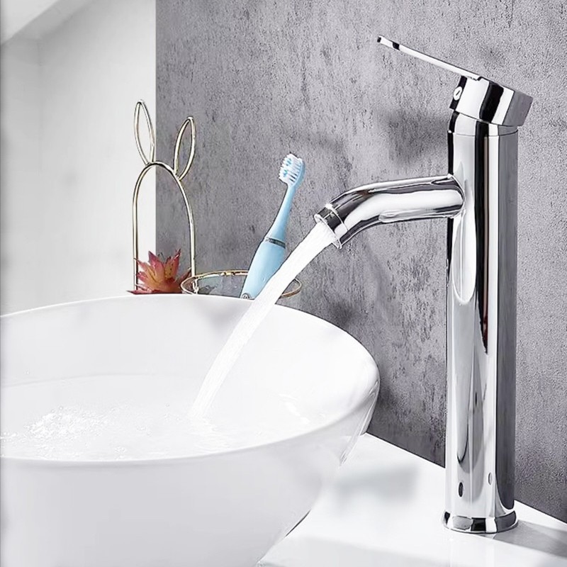 Black stainless steel washbasin, hot and cold water faucet, washbasin, countertop basin, white single cold water, starting from one piece details Picture