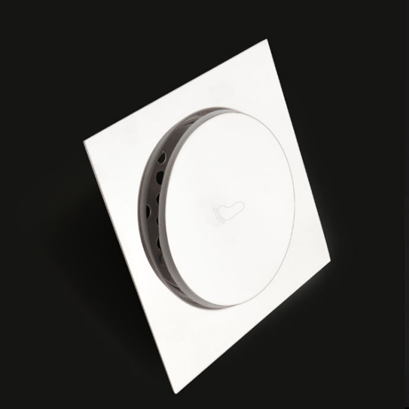 Stainless steel bouncing floor drain, Middle East Egyptian floor drain, square bouncing anti-odor foot-operated floor drain, factory direct sales Specification drawing