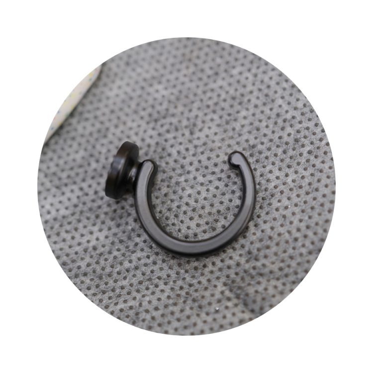 【 Yonghao Hardware 】 Cross-border supply factory direct sales of high-quality aluminum alloy small C hooks, curtain hooks, and coat hooks Item Picture