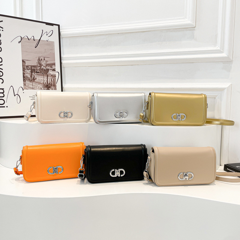A stylish and high-quality lockable small square bag for women, a new Spring 2025 style, a chic single-shoulder bag for commuting, and a cross-border trend Application Scenario