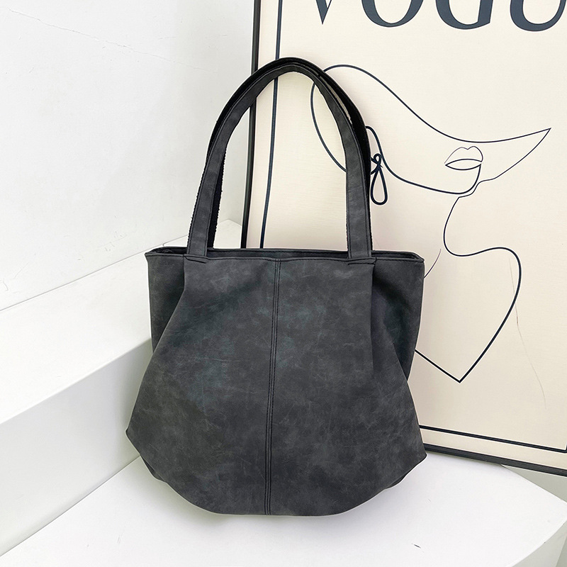 Cross-border fashion niche commuter handbag 2024 Autumn new versatile ins single-shoulder underarm bag Tote bag trend full figure