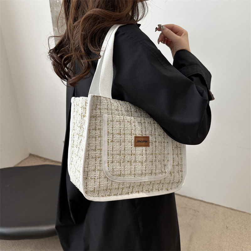 New Korean-style thickened hand-held lunch box bag, work handbag bag, student bento bag, mommy bag, tote bag for girls details Picture