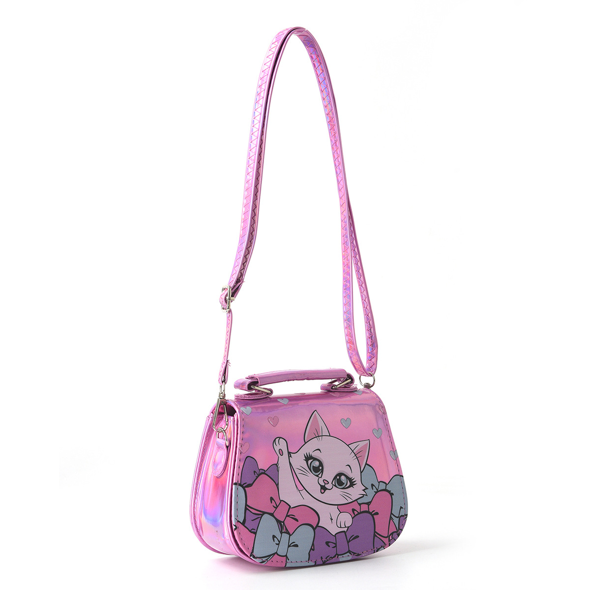 Wholesale of Korean-style children's bags for girls, unicorn crossbody cartoon girls, baby hand-held crossbody coin purps Item Picture