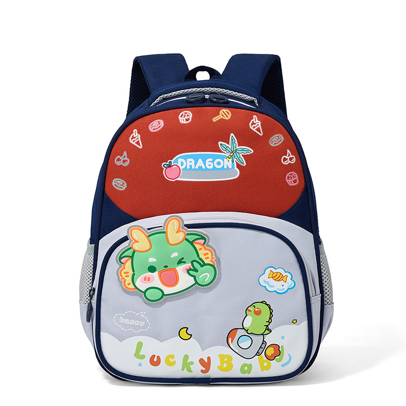 Children's schoolbags, cartoon little dinosaurs, kindergarten backpacks, small and medium-sized class babies, travel backpacks, boys' and girls' schoolbags Item Picture