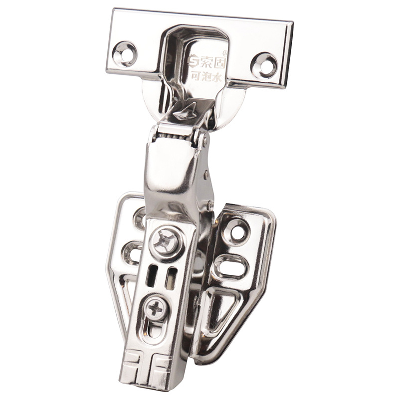 Wholesale of Suogu 304 stainless steel damping hinges 2.0 hydraulic buffer spring kitchen and wardrobe hinge hardware accessories Item Picture