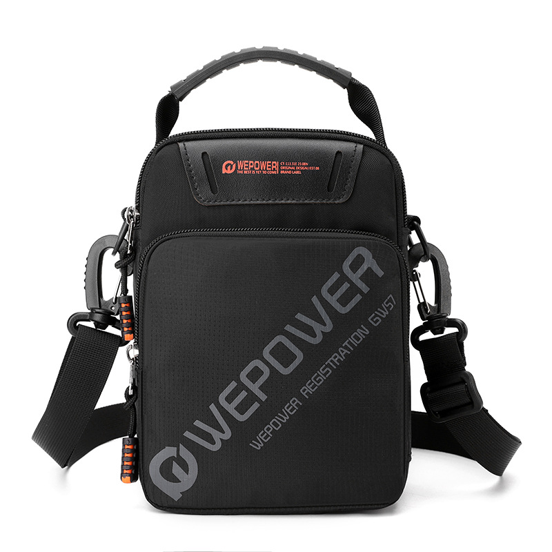 WEPOWER's new crossbody small bag, a cross-border trend for casual men, is a large-capacity single-shoulder handbag and wearable waist bag Item Picture