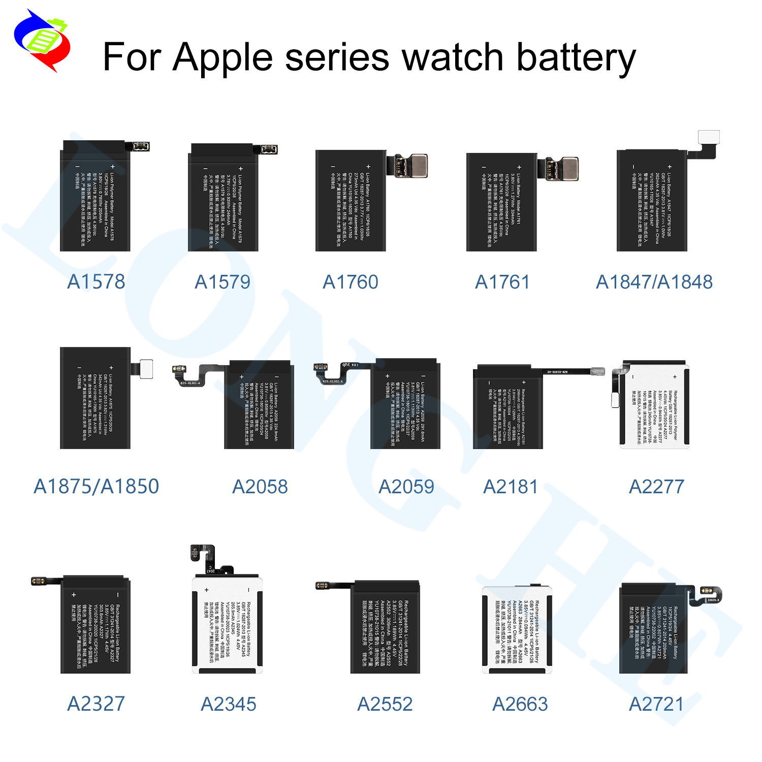 Suitable for Apple Watch Series 7 45mm watch battery A2552 factory wholesale and foreign trade Application Scenario
