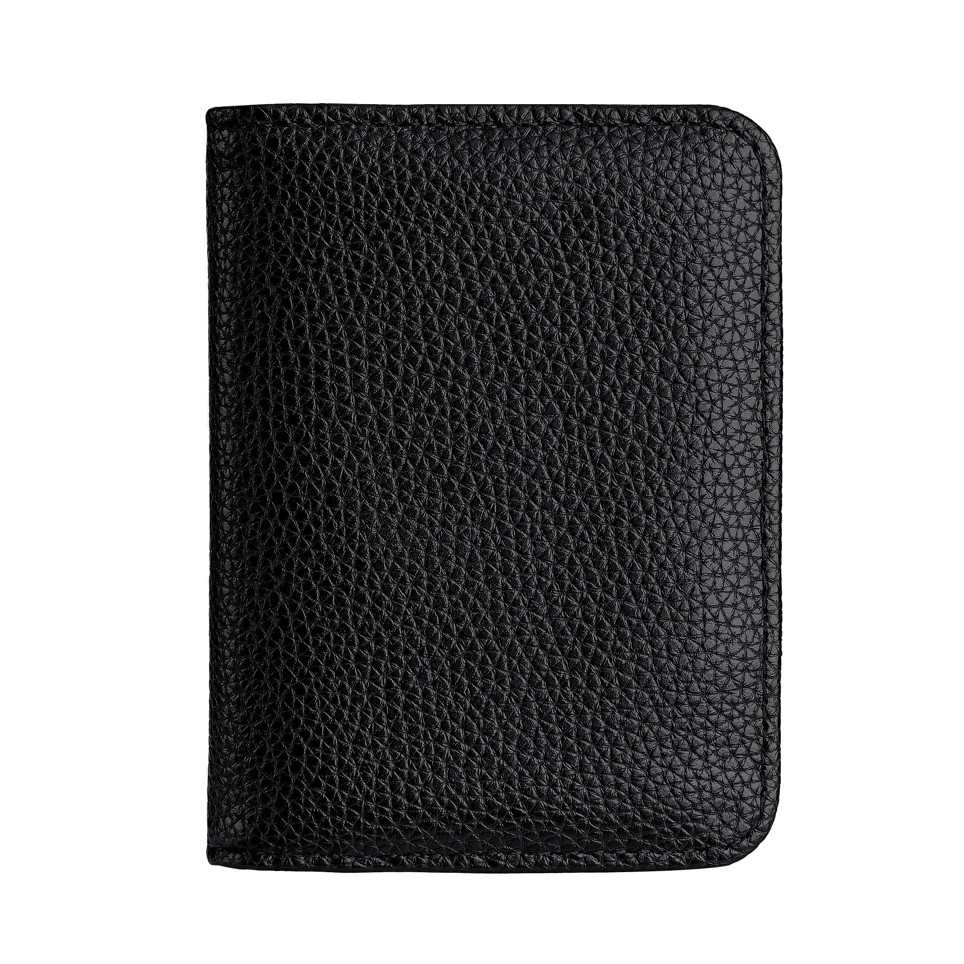 Factory direct sales of high-end business card bags made of top-grain cowhide, large-capacity bank card magnetic absorption card bags with lychee pattern Item Picture