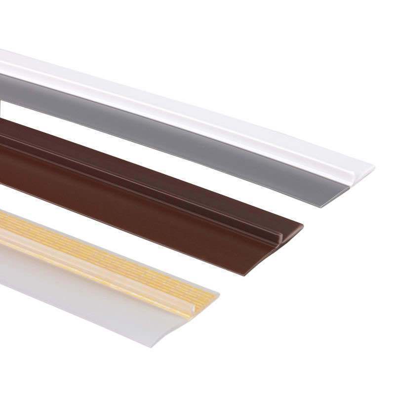 Door bottom strip, door gap, door bottom sealing strip, self-adhesive windproof, dustproof and waterproof bedroom wooden door stop strip, soft and hard composite Item Picture