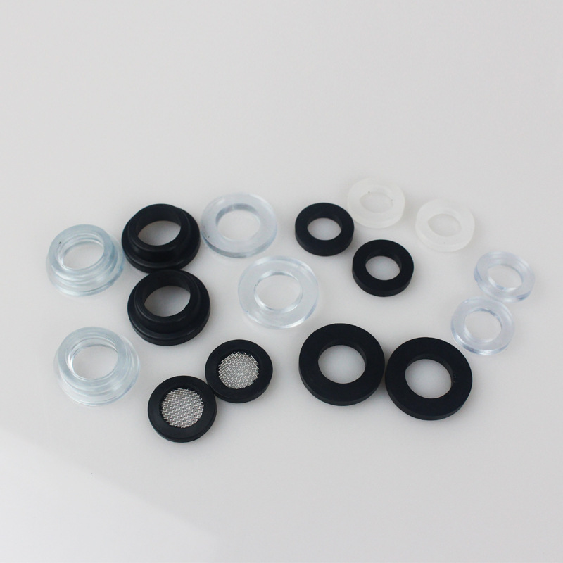 4-point sealing gasket, 6-point silicone gasket, faucet, shower hose, rubber filter, flat gasket, plumbing accessories wholesale Specification drawing
