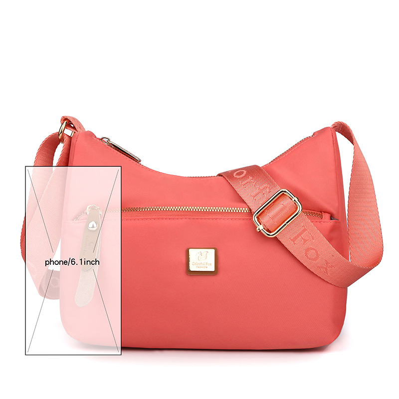 Colorful Fox's new women's saddle bag, Korean-style fashionable and trendy single-shoulder bag, mobile phone, key, change crossbody bag Item Picture