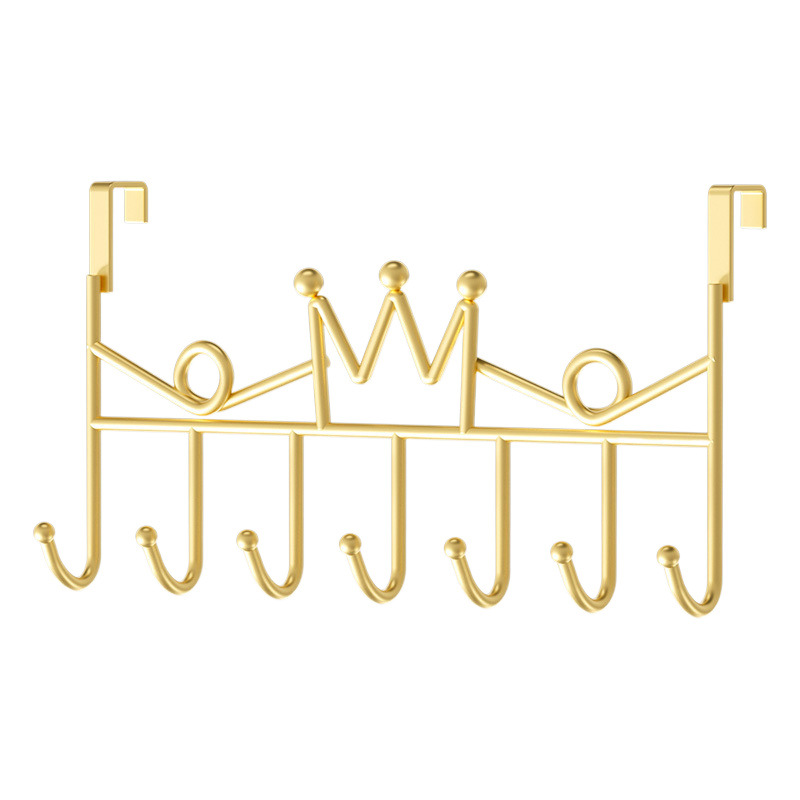The hook for the clothes hanger at the back of the non-perforated door, the hanging rack for storing clothes and bags, and the hook for clothes and hats on the iron door in the kitchen and bathroom Item Picture