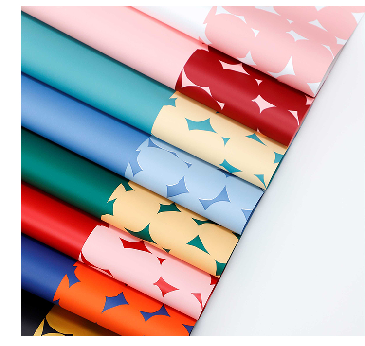 Yuyin Sweet Waterproof Korean-style flower wrapping Paper, flower shop bouquet wrapping paper, wholesale flower decoration materials pic 8