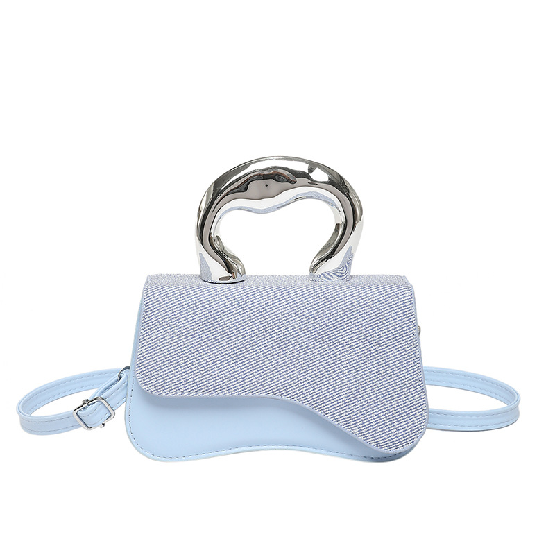 A new Spring/Summer 2025 color-blocking style, fresh and sweet, urban, elegant and fashionable, trendy and stylish, individualistic ins crossbody bag Item Picture