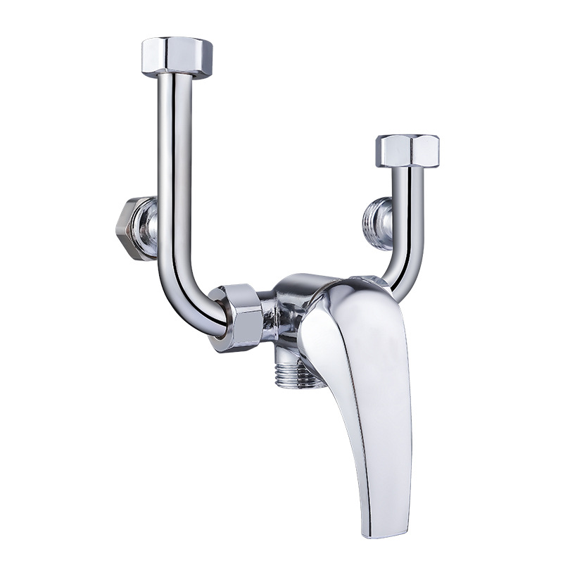 The U-shaped valve of the electric water heater, the exposed hot and cold water regulation switch, the mixing water valve, the shower faucet Item Picture