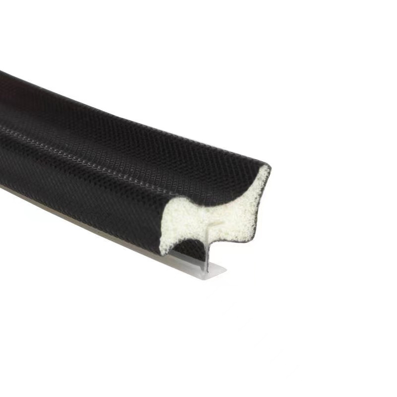 Wooden door slot sealing strips, paint-free door covering type rubber strips, door gap anti-collision, sound insulation and light leakage prevention sets, door frame rubber strips Item Picture