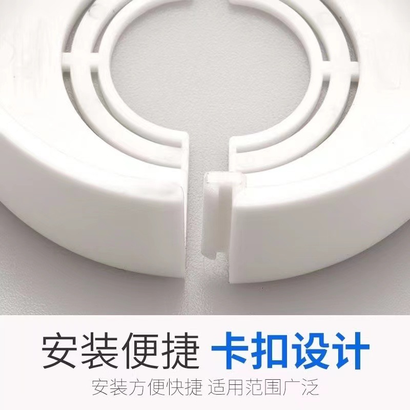 The inner diameter of the split-type decorative cover for the showerhead is adjustable, with a raised and thickened Angle valve faucet hole cover Application Scenario