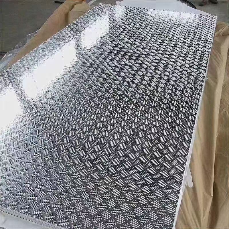 Patterned aluminum plate, anti-slip embossed plate, aluminum alloy anti-slip plate for vehicles, elevator refrigeration plate, Marine bent cold storage aluminum plate full figure