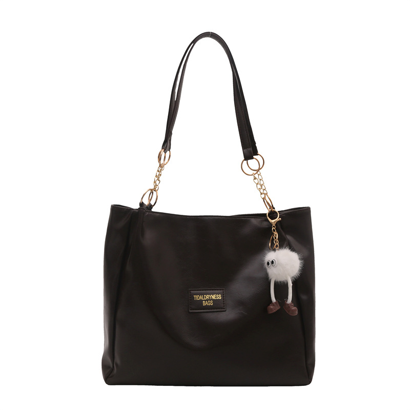 Retro large-capacity tote bag, new winter fashion single-shoulder bag, versatile for commuting, underarm bag, niche bag for women Item Picture