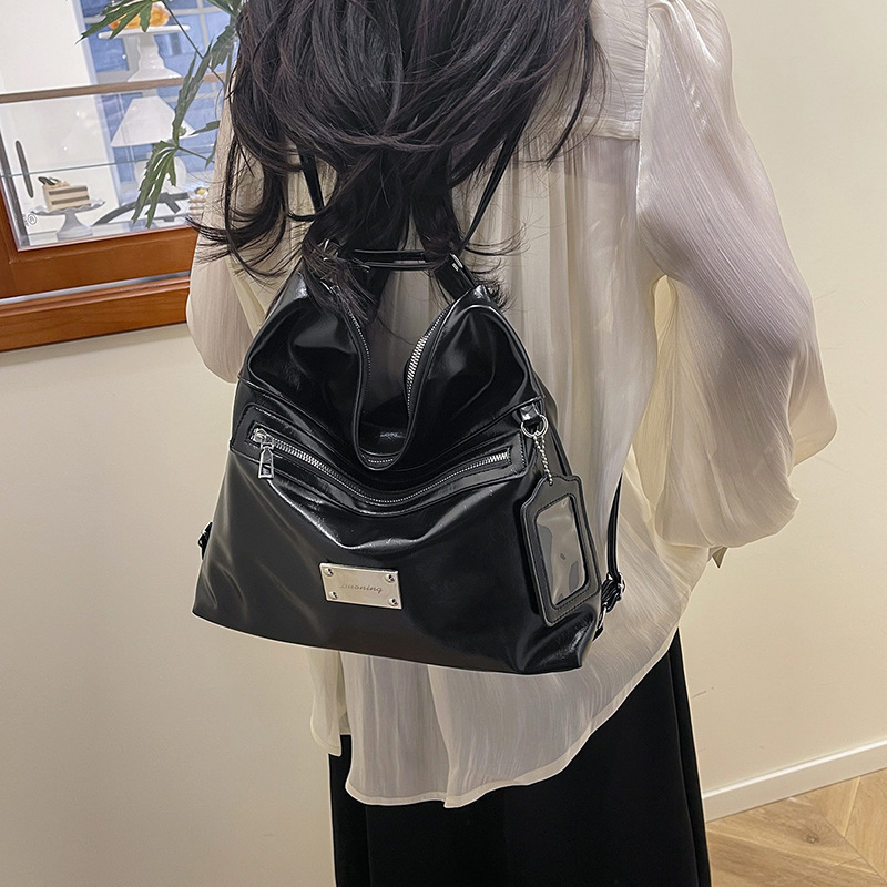 Simple handbag for women, Spring 2025 new Korean style, versatile, high-end, fashionable, casual and trendy underarm single-shoulder bag Specification drawing