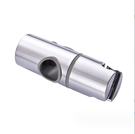 Xiamen high-standard electroplated lifting pipe universal sliding sleeve, middle fork shower head socket bracket, shower rod 22mm - 25mm sliding sleeve Item Picture
