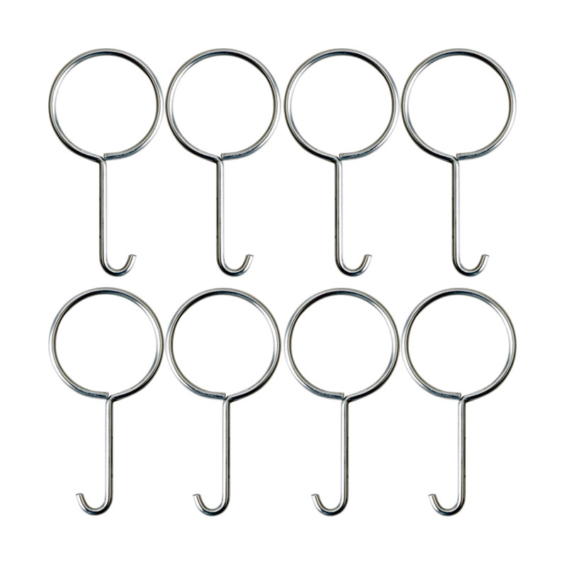Original manufacturer's creative 60mm galvanized steel circle hook multi-functional curtain small hook S hook is in stock and available for supply Application Scenario